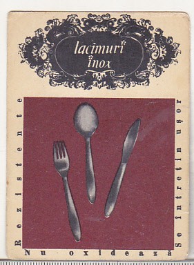 bnk cld Calendar de buzunar 1967 - Tacamuri inox