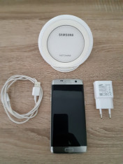 Samsung Galaxy S7 Edge Argintiu 32 GB +incarcator wireless foto