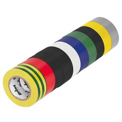 SET 10 BENZI IZOLATOARE DIVERSE CULORI 19MM 10YD foto