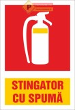 Indicatoare pentru stingatoare cu spuma