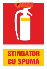 Indicatoare pentru stingatoare cu spuma foto