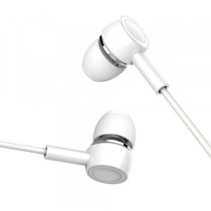 Casti In-Ear USAMS EP-12 cu microfon, Jack 3.5mm, Alb foto