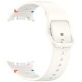 Cumpara ieftin Curea silicon 20 mm, THD, compatibila Samsung Galaxy Watch 8, Samsung Galaxy Watch 8 clasic, marimea S/M, alba