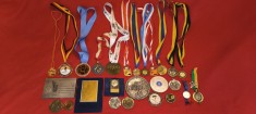 plachete medalii sportive 26 bucati foto