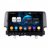 Navigatie Auto Multimedia cu GPS Honda Civic (2016 - 2020), 4 GB RAM + 64 GB ROM, Slot Sim 4G pt Internet, Carplay, Android, Aplicatii, USB, Wi-Fi, Bl, Navigps