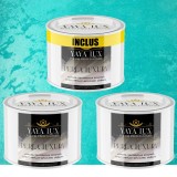 Vopsea Decorativă Perla Luxury Turcoaz Deschis | Pachet 1,5L (2&times;0,5L + 0,5L) cu fulgi perlați-Toro Decor, YaYa Color