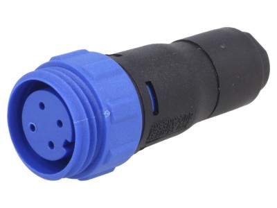 Conector circular mamă 4 pini IP68 foto