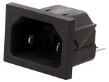 Conector Alimentare AC 10A 250VAC IEC 60320 C18