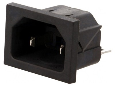 Conector Alimentare AC 10A 250VAC IEC 60320 C18 foto
