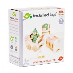 Set figurina si mobilier din lemn, Tender Leaf Toys, Dovetail