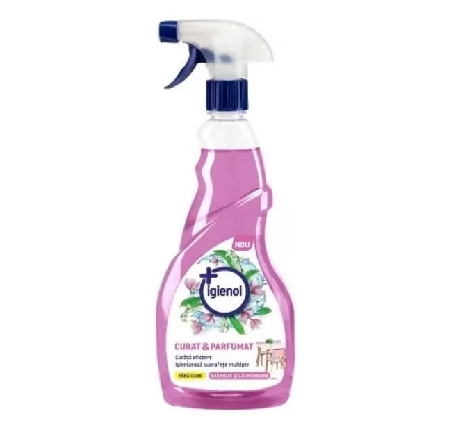 Detergent universal Igienol pentru suprafete multiple, cu magnolie si lacramioare, 750 ml