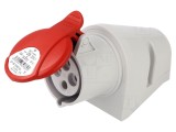 Conector alimentare AC trifazate 32A 400VAC, IP44, mamă, SEZ DK
