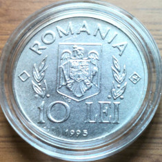 Moneda Romania 10 lei 1995 FAO -Capsula UNC