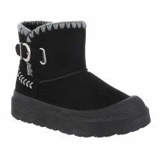 Cizme iarna imblanite dama, Negru - 38