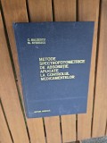 Metode spectrofotometrice de absorbtie aplicate la controlul medicamentelor - C. Baloescu, M. Sterescu