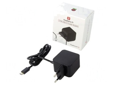 Alimentator Raspberry Pi 5 neagră 1,2m - Alimentator Raspberry Pi 5 negru foto