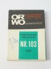 ORWO Filtru protectie Nr. 103 Protection Filter - Stare buna, cutie originala