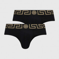 Versace slip 2-pack barbati, culoarea negru