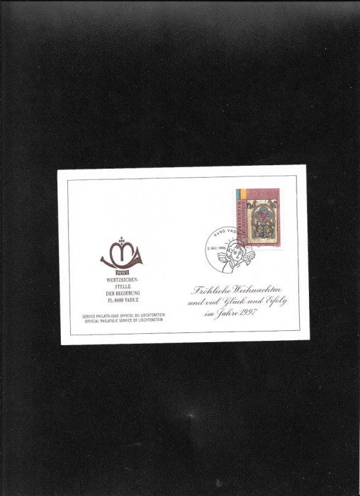 Liechtenstein FDC 1996