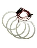 Kit Angel Eyes LED SMD BMW E90, 106mm + 131.5mm, Xenon Bright, Lumina Puternica, Fara Eroare