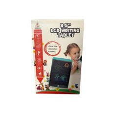 Tabletă de jucărie cu stilou și buton de ștergere, ecran de 8,5 inci, ideală pentru scris și desen, multicoloră