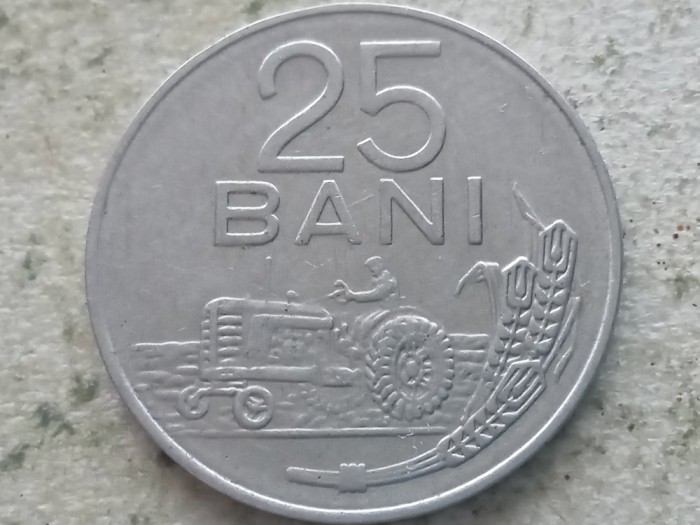 ROMANIA-25 BANI 1966