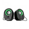 Boxe Portabile Astrum SU115 2.0 CH, 3W, Negru/Verde - Accesorii GSM
