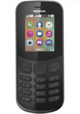 Telefon mobil cu butoane Nokia 130 (A00028517), Dual SIM, negru foto