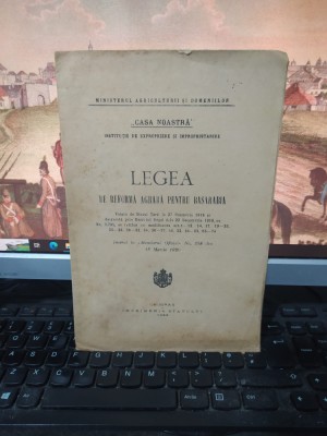 Legea de reformă agrară pentru Basarabia, Sfatul Țării, 27 nov. 1918, 1922, 058 foto