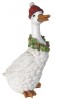 Figurina Gasca Craciun 25cm, Rasina Pictata Manual, Ornamente Decoratiuni Craciun, Decor Masa Semineu