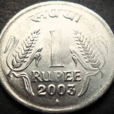 Moneda 1 RUPIE - INDIA, anul 2003 * cod 3920 = A.UNC - luciu de batere