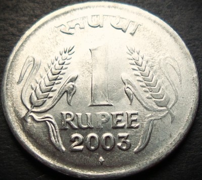 Moneda 1 RUPIE - INDIA, anul 2003 * cod 3920 = A.UNC - luciu de batere foto