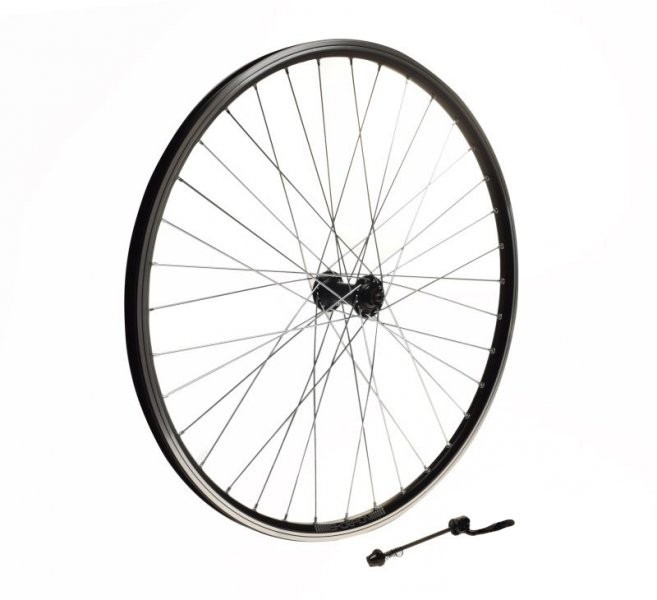 Roata fata dubla bicicleta 26&quot;, quick release, Skorpion, culoare negru Cod:AWR2671