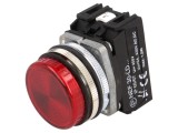 Lumină de control LED PROMET NEF30 Roșie 30mm 24-230V AC/DC IP20