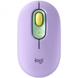 Mouse wireless Logitech Pop Daydream, Ambidextru, Mov/Verde