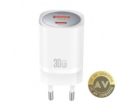 Incarcator Retea XO Design CE21 30W 3A 1 x USB-A - 1 x USB-C Alb foto