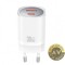 Incarcator Retea XO Design CE21 30W 3A 1 x USB-A - 1 x USB-C Alb