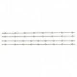 Set barete led , Televizor Finlux 43 inch , 2 barete cu 8 led-uri si 2 barete cu 9 led-uri