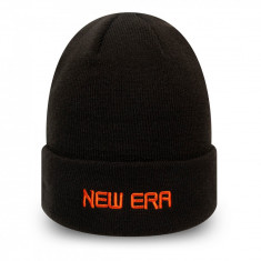 Caciula New Era Essential Wordmark Cuff Knit Negru - Cod 97353654410 foto