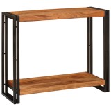 vidaXL Masă de consolă Maro 90 x 33 x 75 cm lemn masiv de acacia