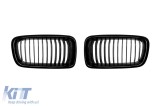 Grile rinichi cu nervuri unice vopsite &icirc;n negru, potrivite pentru BMW Seria 7 E38 1994-2001 Performance AutoTuning