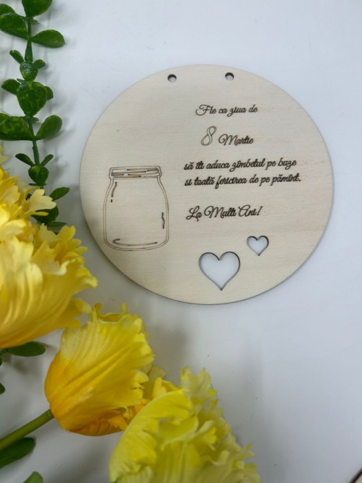 Blank tablou pentru 8 Martie