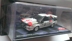 Macheta Audi Quattro Rallye Raliu Monte Carlo 1982 - Altaya Rally 1/43 foto