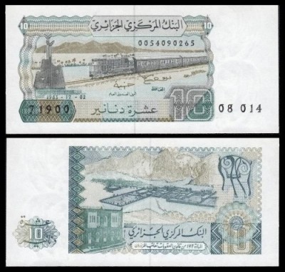 !!! ALGERIA - 10 DINARI 1983 - P 132.1 - UNC foto