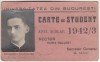 QW13 6 - 1942 - Carte de student - Facultatea de drept - Univesitatea Bucuresti