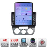 Navigatie VW Golf 5 2004-2010 clima manuala Android radio gps internet quad core 2+32 ecran vertical 9.7&quot; KIT-golf5-manual+EDT-E708 CarStore Technolog
