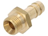 Racord Furtun Alamă 9mm 1/4&quot; Filet Extern