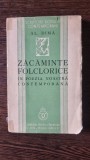 ZACAMINTE FOLCLORICEI IN POEZIA NOASTRA CONTEMPORANA-AL. DIMA