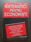 Matematici pentru economiști - Gheorghe Cenușă, Constantin Raischi, Dragomira Baz