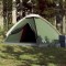 vidaXL Cort de camping cupolă pentru 4 persoane, verde, impermeabil 94762